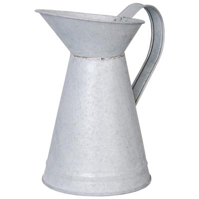 Esschert Design Bloemvaas - oud zink - 20 cm - gieter / kan - home deco