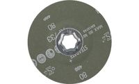 PFERD 64194108 Combiclick keramische korrel fiberschijf Ø 125 mm Co-Alu 80 voor zachte non-ferrometalen Diameter 125 mm - thumbnail