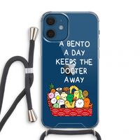 Bento a day: iPhone 12 mini Transparant Hoesje met koord