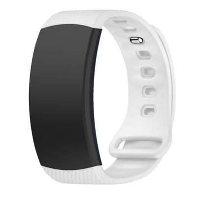Siliconen polsband horloge band voor Samsung Gear Fit2 SM-R360 polsband grootte: 126-175mm (wit)