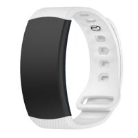 Siliconen polsband horloge band voor Samsung Gear Fit2 SM-R360 polsband grootte: 126-175mm (wit)