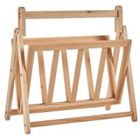 Lectuurbak/rek voor naast bank/stoel van hout 36,5 x 30 x 37,5 cm