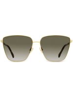 Jimmy Choo Eyewear lunettes de soleil Lavi à monture oversize - Or