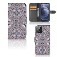 iPhone 12 | 12 Pro (6.1") | Bookcase | Flower Tiles