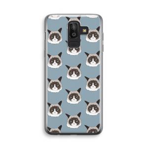 It's a Purrr Case: Samsung Galaxy J8 (2018) Transparant Hoesje