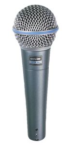 Shure Beta 58A Microfoon voor podiumpresentaties Grijs