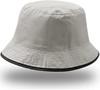 Atlantis AT315 Bucket Pocket Hat - Black/Grey - One Size