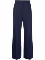 PS Paul Smith pantalon de tailleur à taille haute - Bleu