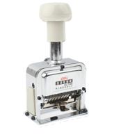High Performance metalen materiaal automatische nummering machine (8 code) (zilver)