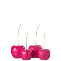 J-Line Kers Resine Blinkend|Mat Roze Large Assortiment Van 2