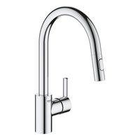 GROHE Feel Keukenkraan - hoog - uittrekbare uitloop - 2 straalsoorten - chroom 31486001