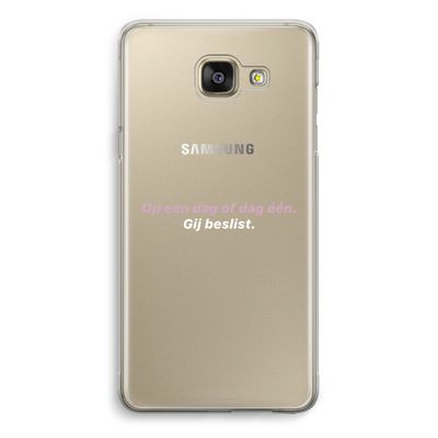 gij beslist: Samsung Galaxy A5 (2016) Transparant Hoesje