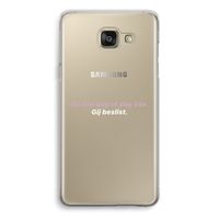 gij beslist: Samsung Galaxy A5 (2016) Transparant Hoesje