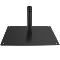 Parasolstandaard 15 kg Parasolstandaard met 4 Verstelbare Poten Vierkant Schermgewicht voor Parasolstangen van 40/50 mm Parasolvoet