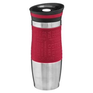 5Five - Thermosbeker/isolatie/warmhoud - Koffiebeker - rood - 350 ml