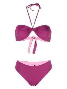 Fisico bikini bandeau à fronces - Violet