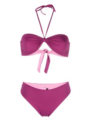 Fisico bikini bandeau à fronces - Violet