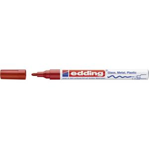 Edding 751 permanente marker Kogelpunt Rood 10 stuk(s)