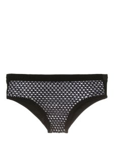 Amir Slama slip de bain en crochet - Noir