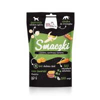 SYTA MICHA Vege Smaczki met zoete aardappel, wortel en banaan - delicatesse voor honden - 80 g SYTA MICHA Vege Smaczki met zoete aardappel, wortel en banaan - delicatesse voor honden - 80 g
