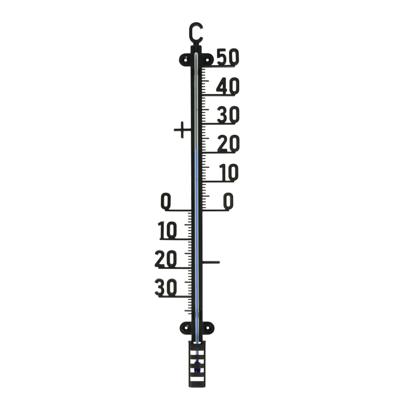 TFA Buiten Thermometer - analoog - metaal - koper - 28 x 7 cm
