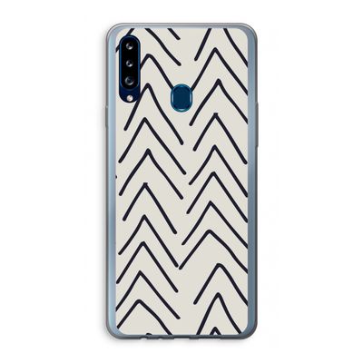 Marrakech Arrows: Samsung Galaxy A20s Transparant Hoesje