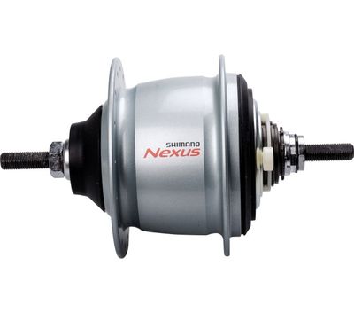 Shimano versnellingsnaaf nexus 8 sg-c6001 voor rollerbrakes / velgrem 36 gaats zilver