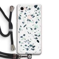 Terrazzo N°2: Pixel 3 Transparant Hoesje met koord