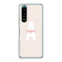 Strawberry Milkshake: Sony Xperia 5 III Transparant Hoesje