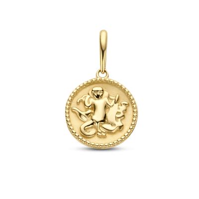 Minimalistische sterrenbeeld bedel - 14K GOUD - Virgo - maagd - Goud
