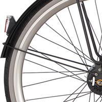 Cortina spatbordstang achter 28 speed matt licorice
