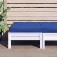 VidaXL Palletkussen 60x60x9,5 cm oxford stof blauw