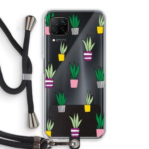 Sanseveria: Huawei P40 Lite Transparant Hoesje met koord