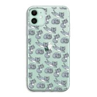 Poezen: iPhone 11 Transparant Hoesje