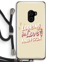 Pizza is the answer: Xiaomi Mi Mix 2 Transparant Hoesje met koord