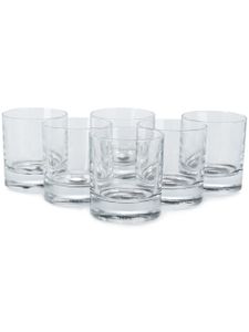 Fornasetti lot de six verres Occhio & Bocca - Tons neutres