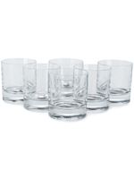 Fornasetti lot de six verres Occhio & Bocca - Tons neutres - thumbnail