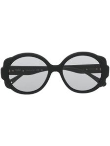 Chloé Eyewear lunettes de soleil à monture ronde - Noir