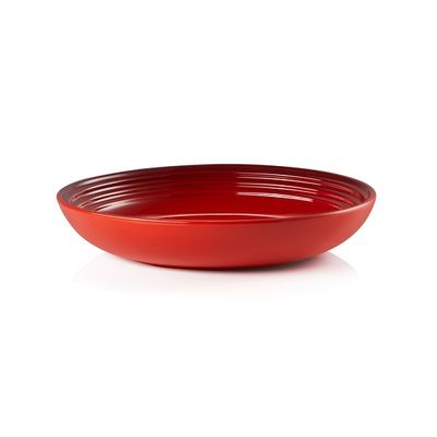LE CREUSET - Aardewerk - Diep bord 22cm Rood LE CREUSET - Aardewerk - Diep bord 22cm Rood