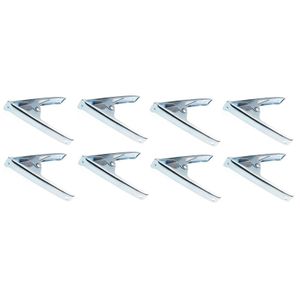 8x Zeilklem/zeilclip van metaal 10 cm