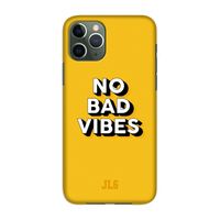 No Bad Vibes: Volledig geprint iPhone 11 Pro Hoesje