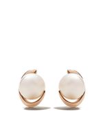 TASAKI boucles d'oreilles en or rose 18ct ornées de perles - thumbnail