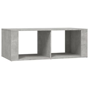 The Living Store Salontafel - Betongrijs - 100 x 50 x 36 cm - Duurzaam hout