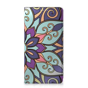 Samsung Galaxy S20 FE Smart Cover Purple Flower