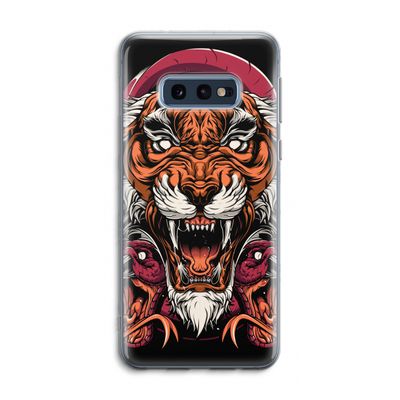 Tiger and Rattlesnakes: Samsung Galaxy S10e Transparant Hoesje