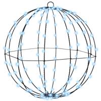 Bal met 160 LED Koudwit 50 cm Metaal