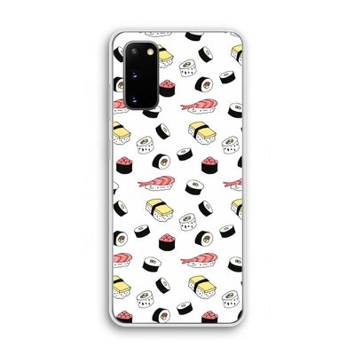 Sushi time: Samsung Galaxy S20 Transparant Hoesje