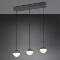 Trio 3-lichts hanglampSenta antraciet - R33553142