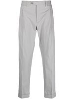 Dell'oglio pantalon de costume à design plissé - Gris