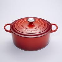 LE CREUSET - Signature - Braadpan 22cm 3,30l Kersenrood